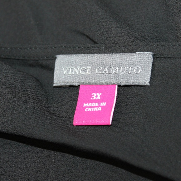 Vince Camuto Black Bell Sleeve Blouse Top NEW - Picture 8 of 8